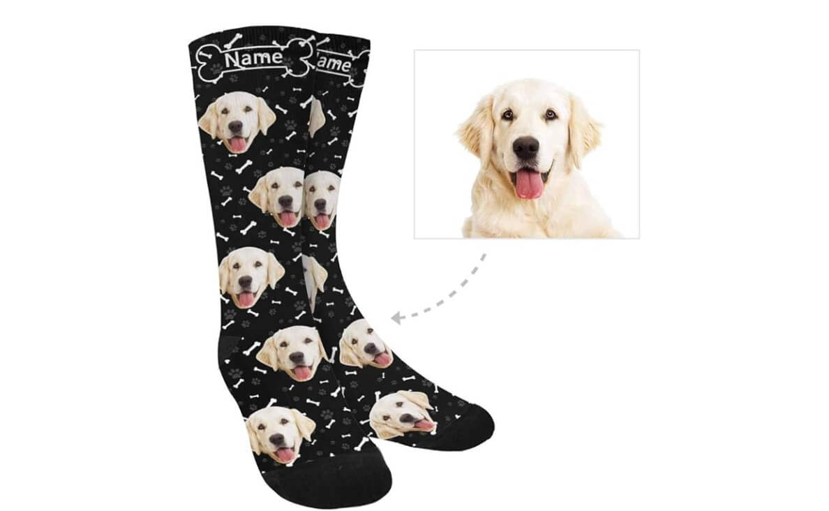 UNIQUE GIFTS - personalized dog socks